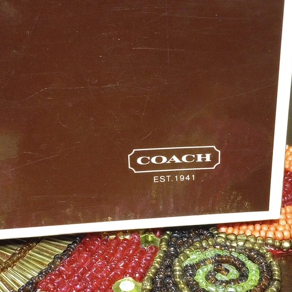 Vintage Coach Gift Box With Tissue